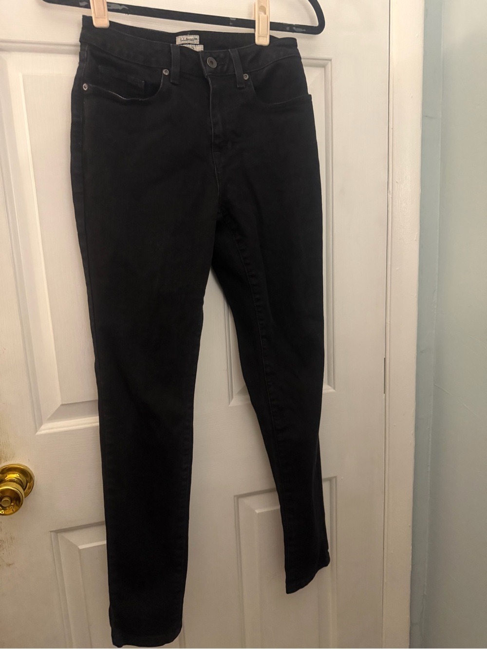 L.L.Bean Classic Fit Black Stretch Jeans Women’s Size 4 Regular